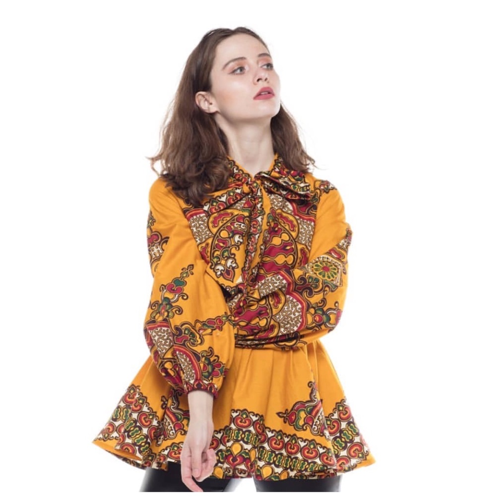 Ethnic Peplum Top